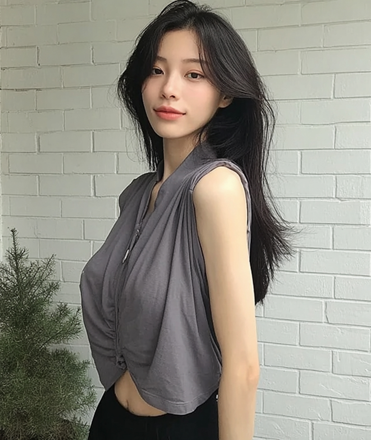 터닝 소프트 하프 레더자켓